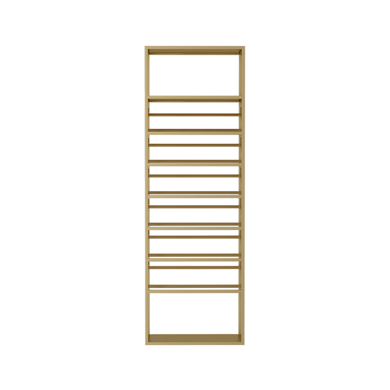 Portabottiglie per vino per pavimenti in metallo e porta d'ingua glam di portabaglatura con scaffale