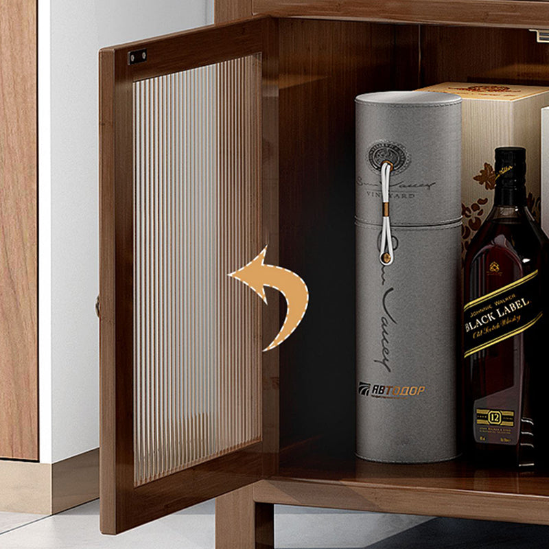 Wood Modern Wine Rack-12.4"L X 13.2"W Wine Rack Holder in Brown Clearhalo 'furn' 'furn_wine_racks' 'Furniture' 'Kitchen & Dining Furniture' 'Wine Racks' 'wine_racks' 5791969