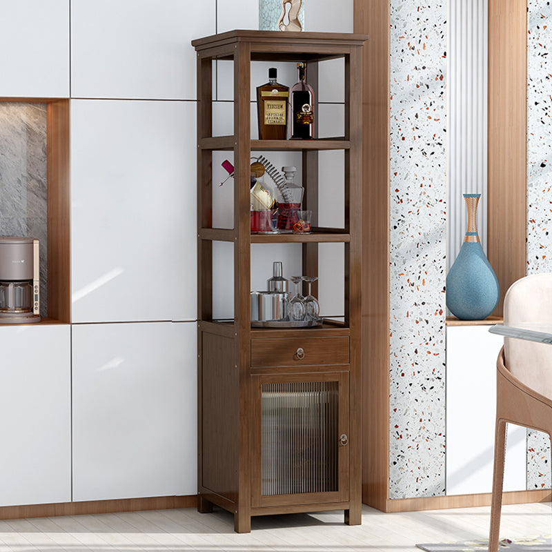 Wood Modern Wine Rack-12.4"L X 13.2"W Wine Rack Holder in Brown Clearhalo 'furn' 'furn_wine_racks' 'Furniture' 'Kitchen & Dining Furniture' 'Wine Racks' 'wine_racks' 5791975