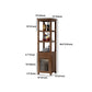 Wood Modern Wine Rack-12.4"L X 13.2"W Wine Rack Holder in Brown Clearhalo 'furn' 'furn_wine_racks' 'Furniture' 'Kitchen & Dining Furniture' 'Wine Racks' 'wine_racks' 5791981