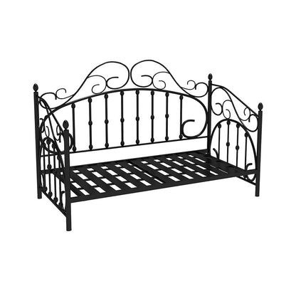 Cadre de lit métallique glamour 45 "de haut lit ouvert avec tête de lit