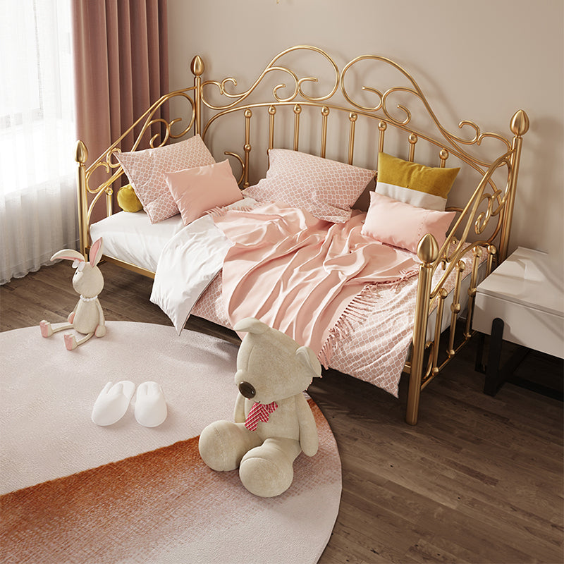 Cadre de lit métallique glamour 45 "de haut lit ouvert avec tête de lit