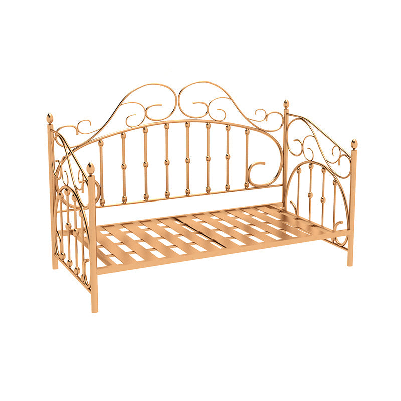 Cadre de lit métallique glamour 45 "de haut lit ouvert avec tête de lit