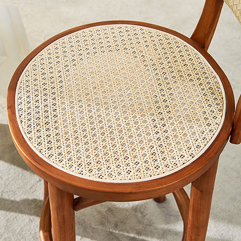 Vaste houten barkruk moderne armloos zit 28-inch barkruk