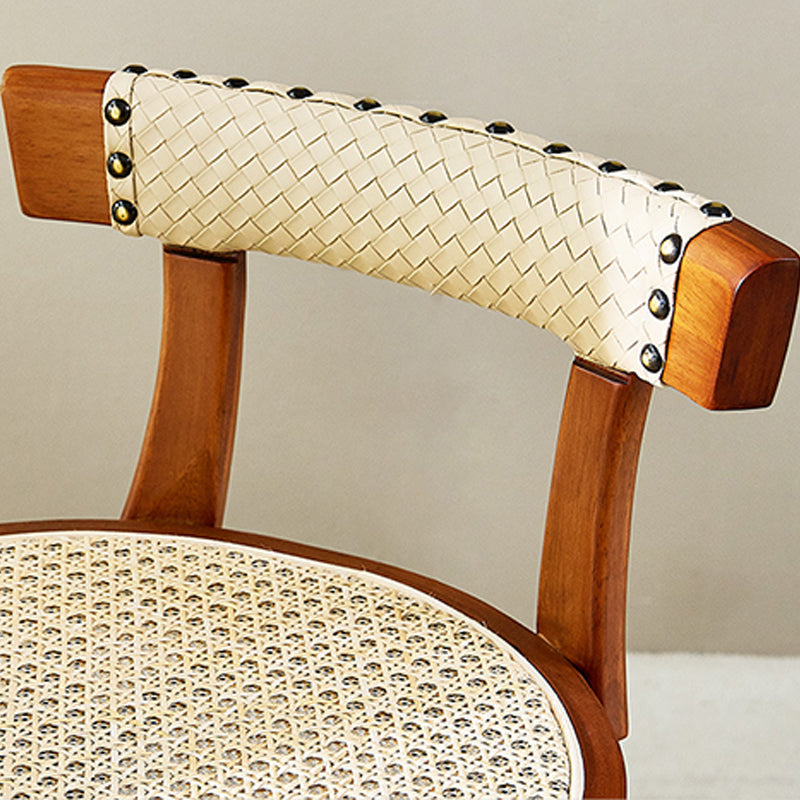 Vaste houten barkruk moderne armloos zit 28-inch barkruk