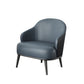 Contemporary Leather Arms Included Sloped Arms Accent Armchair Clearhalo 'Accent Chairs' 'accent_chairs' 'Chairs & Seating' 'furn' 'furn_accent_chairs' 'Furniture' 'Living Room Furniture' 5792503