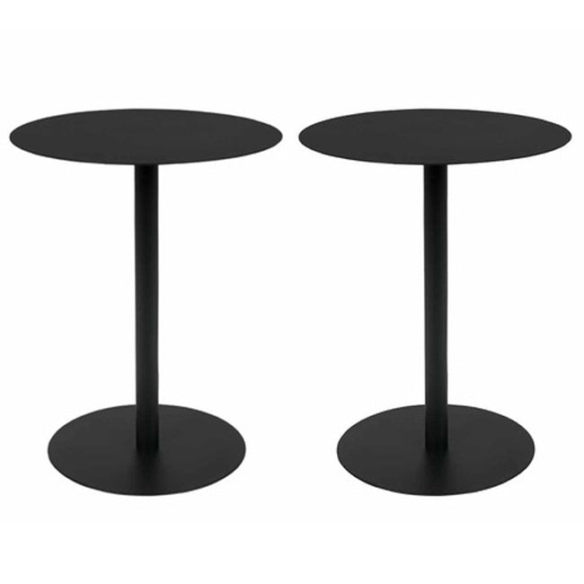 Base de piédestal moderne médiéval Table d'appoint en métal rond / carré