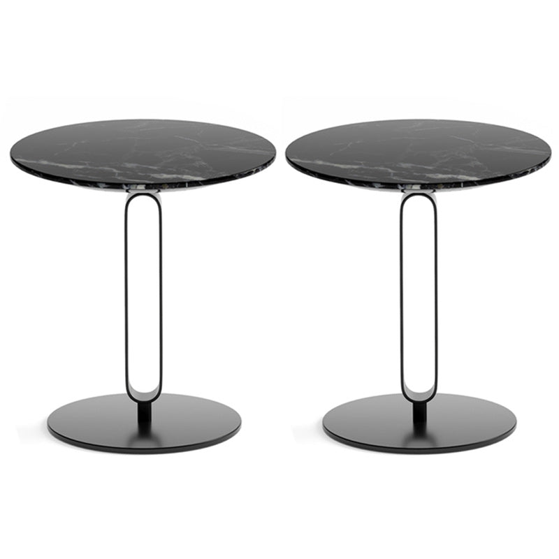 Design di base di base di piedistallo rotondo tavolo in legno solido tavolino in stile nordico