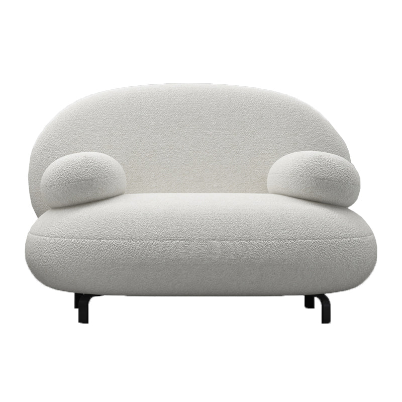 29.52" Wide Contemporary Sofa Recessed Arm Sofa for Living Room