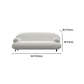 29.52" Wide Contemporary Sofa Recessed Arm Sofa for Living Room