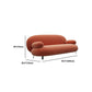 29.52" Wide Contemporary Sofa Recessed Arm Sofa for Living Room