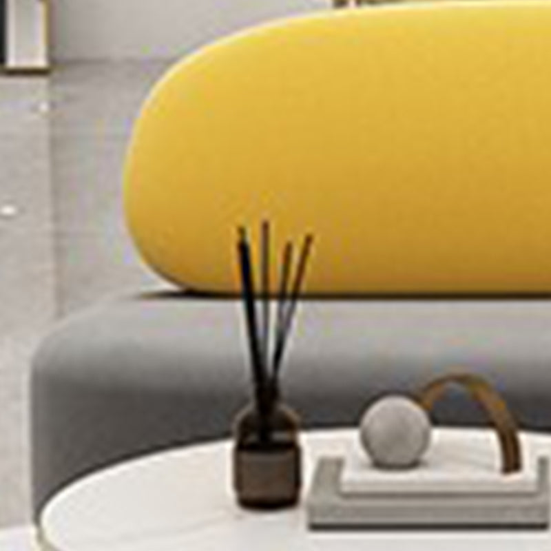 Velvet Armless Sofa 27.55" Wide Standard Sofa for Living Room