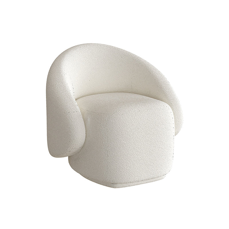 28.35 "Hoog gebogen Tuxedo -armbank Moderne stijl Witwolstoelen