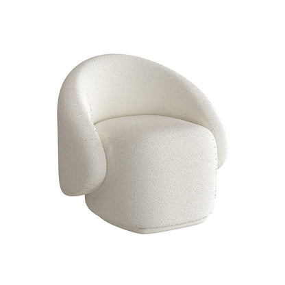 28.35 "Hoog gebogen Tuxedo -armbank Moderne stijl Witwolstoelen
