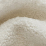 Hedendaagse gebogen wollen bank hellende gewapende bank in het wit van 27.56 "H