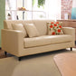 Contemporary Cushions Square Arm Living Room Stationary Seating