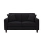 Contemporary Cushions Square Arm Living Room Stationary Seating