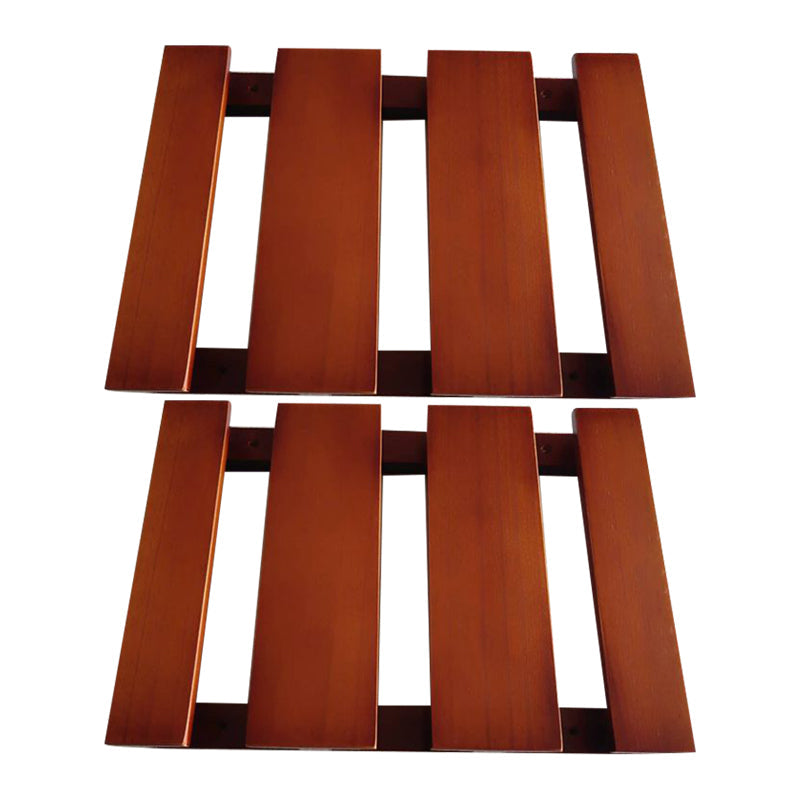 Guardería colgante de madera sólida y soporte de vástago de vidrio moderno