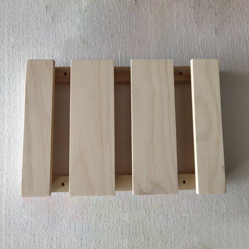 Porte-traits de bois massif et porte-tige.