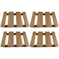 Solid Wood Hanging Glass & Stemware Holder Modern Glass Rack