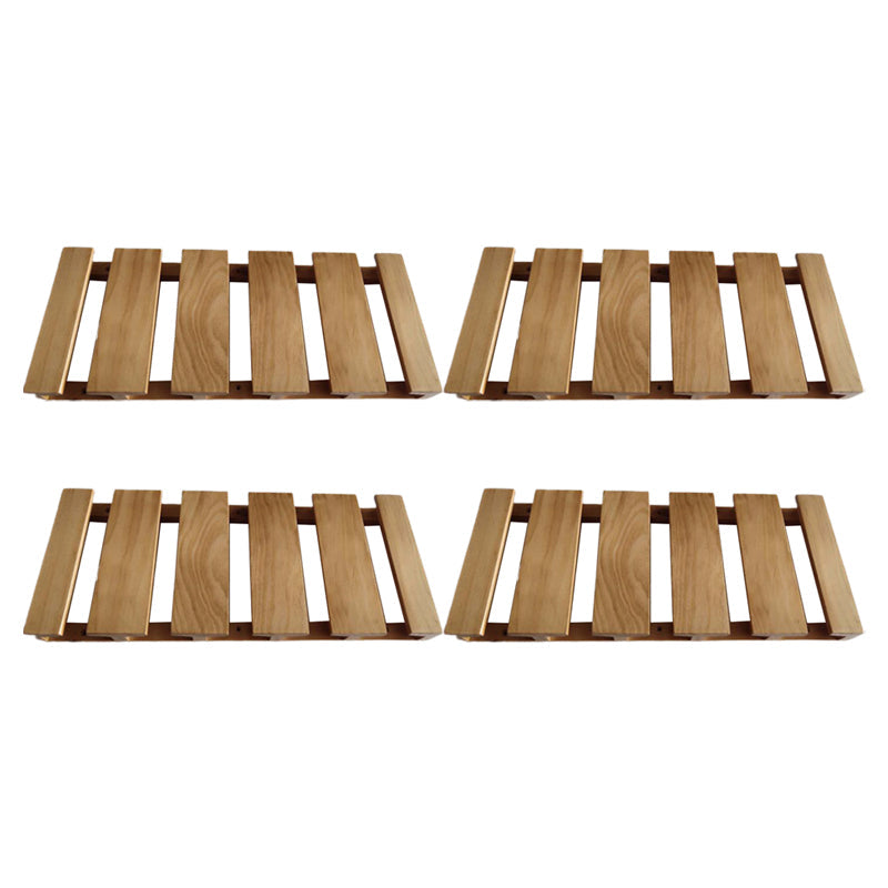 Guardería colgante de madera sólida y soporte de vástago de vidrio moderno