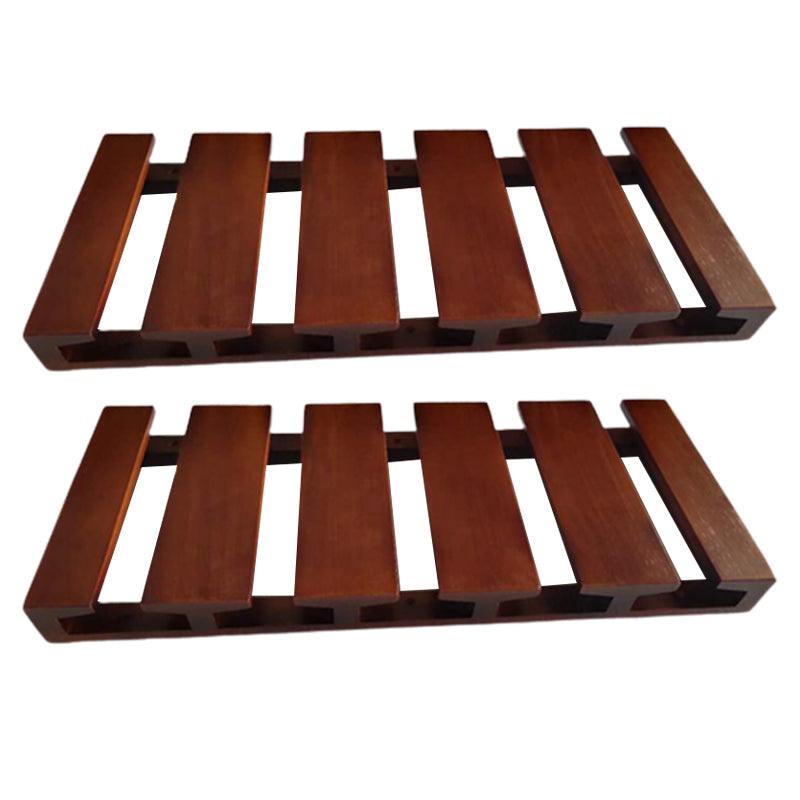 Guardería colgante de madera sólida y soporte de vástago de vidrio moderno