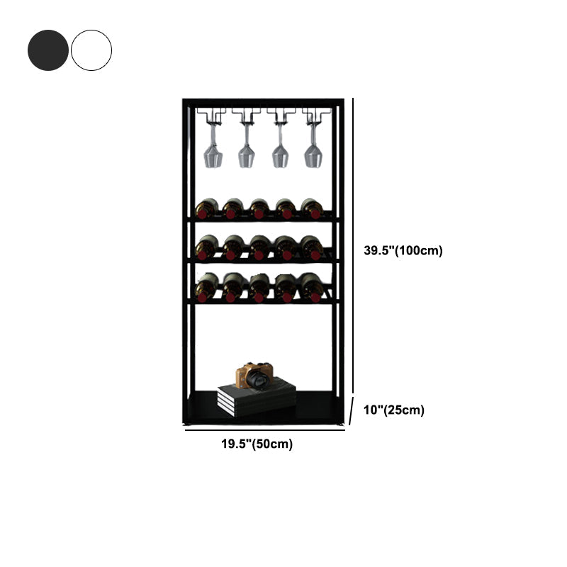 Botella de vino independiente y rejilla de vinos industrial