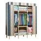 Modern Style Wardrobe Metal 1-Door Wardrobe Closet with Legs
