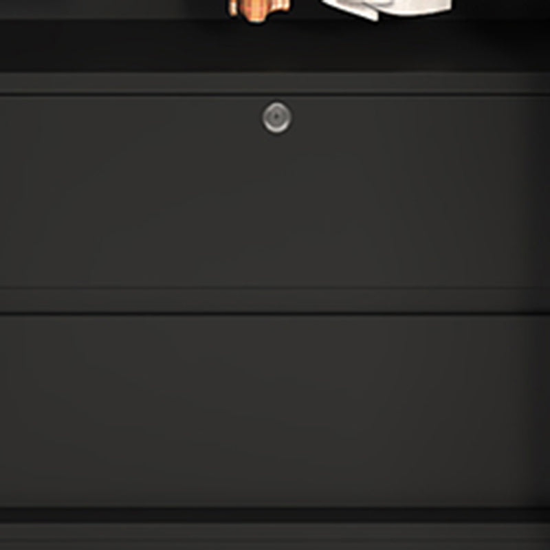 Moderne stijl garderobe zwarte kleur glazen garderobe kast voor slaapkamer