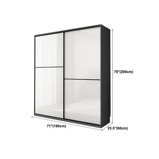 Modern Style Wardrobe White Color Wooden Wardrobe Closet for Home