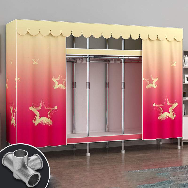 Armadio in metallo moderno in stile armadio da letto da letto con gambe