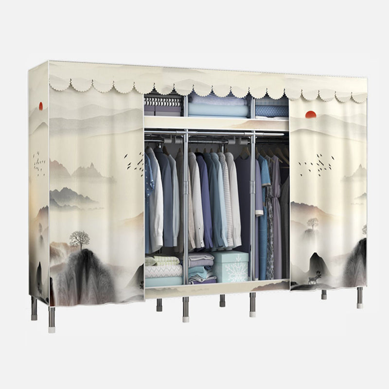 Armadio in metallo moderno in stile armadio da letto da letto con gambe