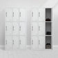 Modern Style Wardrobe White Metal Wardrobe Closet with Locks