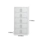 Modern Style Wardrobe White Metal Wardrobe Closet with Locks