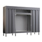Modern Style Wardrobe Metal 2-Teir Wardrobe Closet for Bedroom