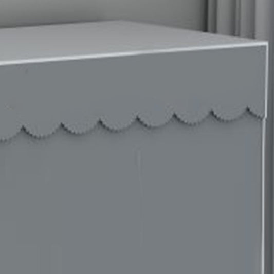 Armadio di guardaroba in stile moderno in metallo a 2-teir armadio per camera da letto