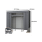 Modern Style Wardrobe Metal 2-Teir Wardrobe Closet for Bedroom