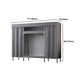 Modern Style Wardrobe Metal 2-Teir Wardrobe Closet for Bedroom