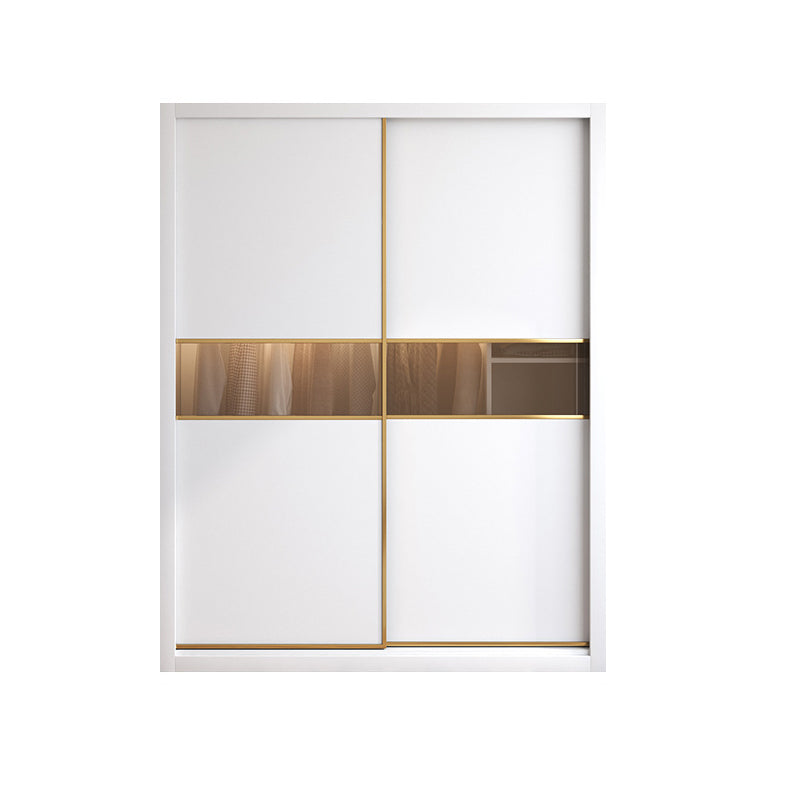 Armoire en bois de style contemporain placard de garde-robe de porte à porte douce avec tiroir