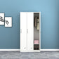 Contemporary Style Wardrobe Metal Wardrobe Closet with Doors