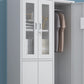 Contemporary Style Wardrobe Metal Wardrobe Closet with Doors