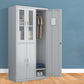 Contemporary Style Wardrobe Metal Wardrobe Closet with Doors