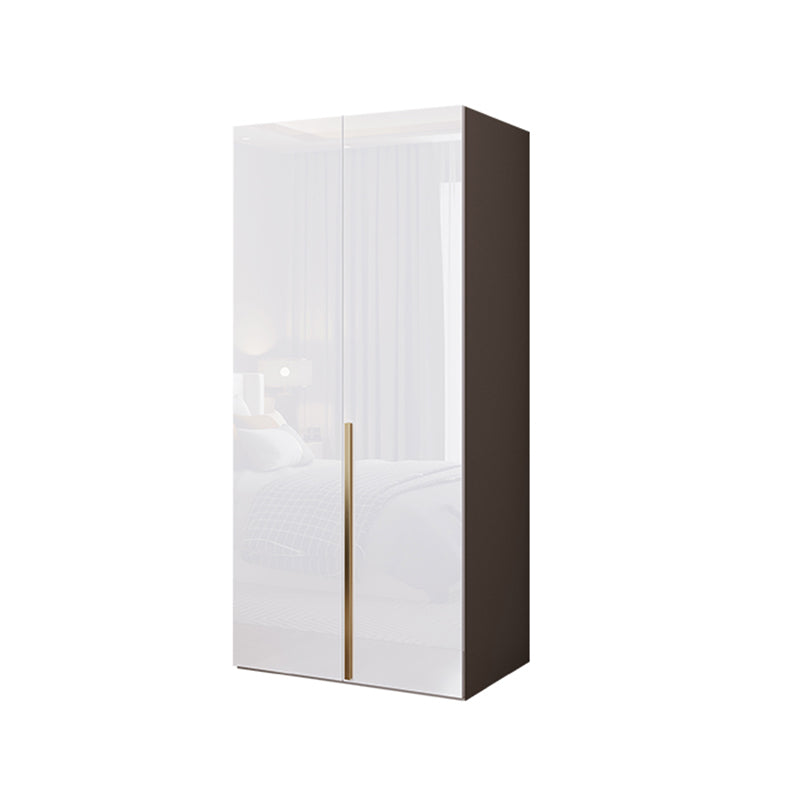 Contemporary Wooden Wardrobe White Colour Soft Close Door Wardrobe Closet Armoires & Wardrobes Clearhalo 'Armoires & Wardrobes' 'armoires_wardrobes' 'Bedroom Furniture' 'furn' 'furn_armoires_wardrobes' 'Furniture' 5793682