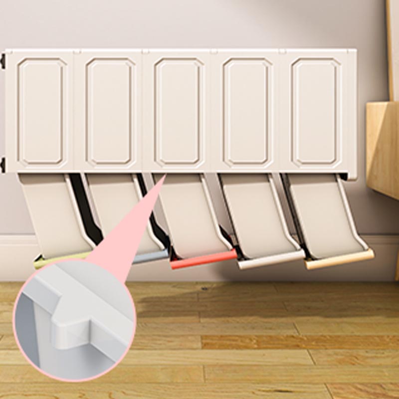 現代的な6ドロワーストレージキャビネットプラスチックワードローブアーマー