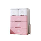 Plastic Storage Cabinet with Drawer Modern Wardrobe Armoire for Bedroom
