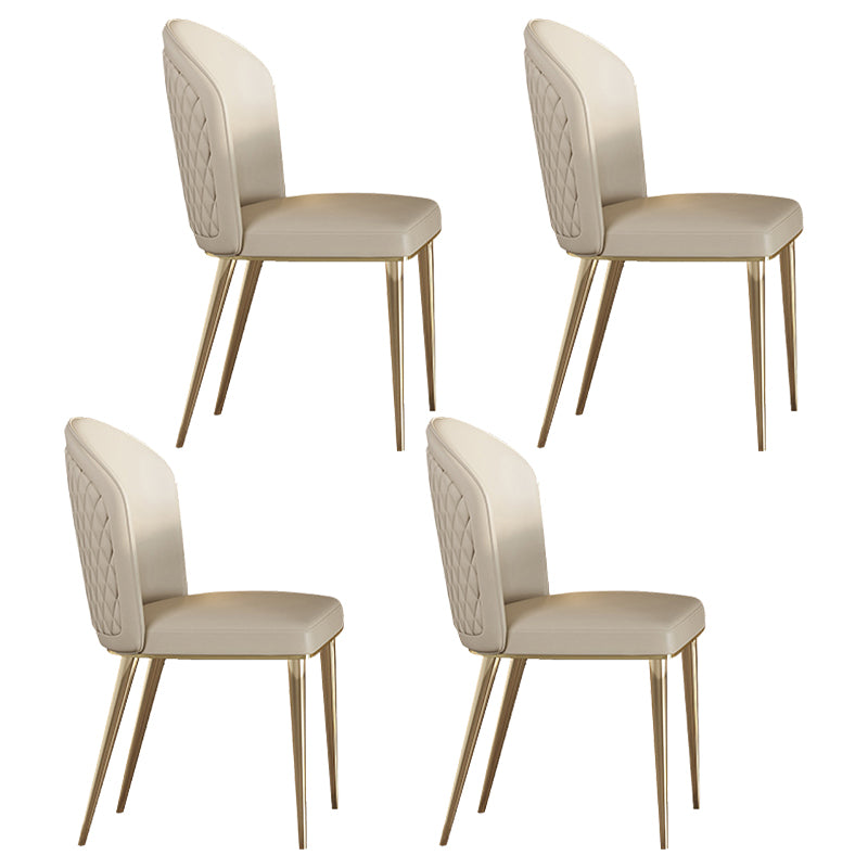 Modern Dining Furniture Set 1/4/5/7 Pcs Sintered Stone Dining Table with Chairs 4 White Chairs Clearhalo 'Dining Room Sets' 'Dining Tables & Seating' 'dining_room_set' 'furn' 'furn_dining_room_set' 'Furniture' 'Kitchen & Dining Furniture' 5796106