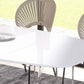 Contemporary Dining Set 1/2/4/5/6/7 Pcs Rectangle Dining Table with Windsor Chairs Clearhalo 'Dining Room Sets' 'Dining Tables & Seating' 'dining_room_set' 'furn' 'furn_dining_room_set' 'Furniture' 'Kitchen & Dining Furniture' 5796160
