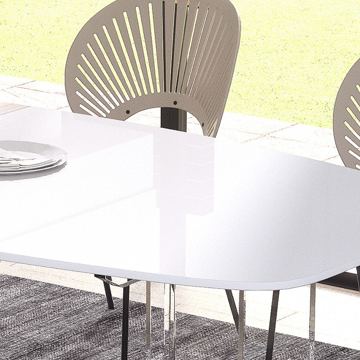 Contemporary Dining Set 1/2/4/5/6/7 Pcs Rectangle Dining Table with Windsor Chairs Clearhalo 'Dining Room Sets' 'Dining Tables & Seating' 'dining_room_set' 'furn' 'furn_dining_room_set' 'Furniture' 'Kitchen & Dining Furniture' 5796160