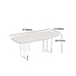 Contemporary Dining Set 1/2/4/5/6/7 Pcs Rectangle Dining Table with Windsor Chairs Clearhalo 'Dining Room Sets' 'Dining Tables & Seating' 'dining_room_set' 'furn' 'furn_dining_room_set' 'Furniture' 'Kitchen & Dining Furniture' 5796171