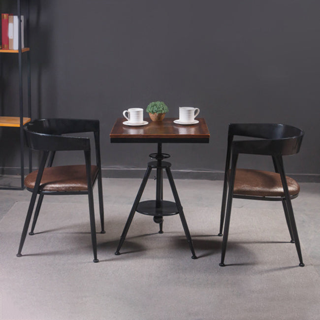 Modern Round Solid Wood Dining Set 1/2/3/4/5 Pieces Dining Set